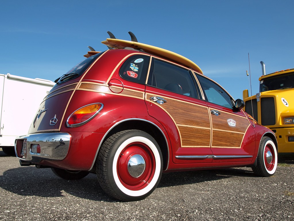 04 pt cruiser woody how is the wood decal installed