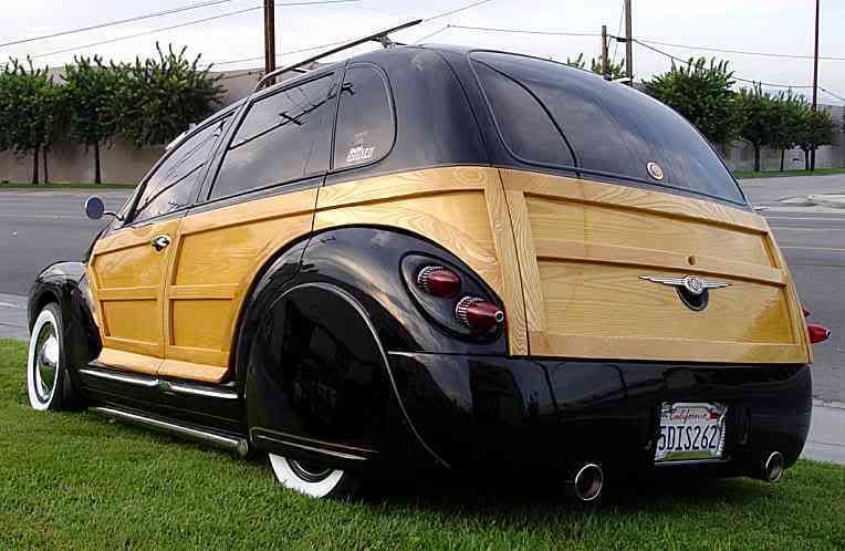 04 pt cruiser woody how is the wood decal installed