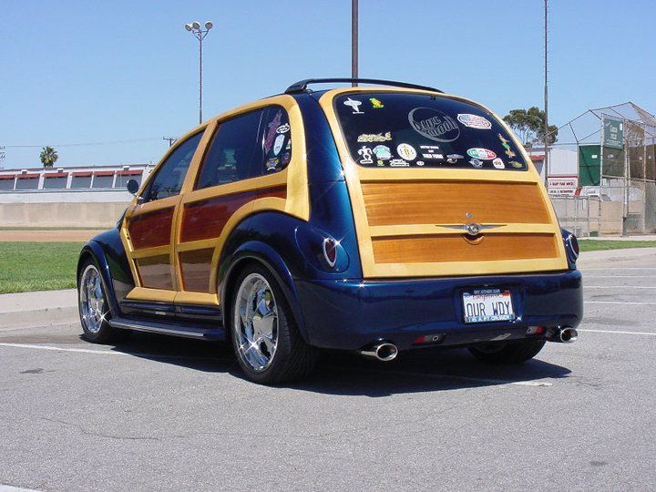 04 pt cruiser woody how is the wood decal installed