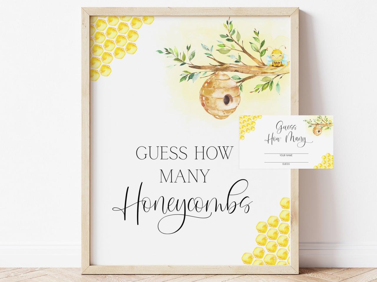 Guess how many honeycombs free printable