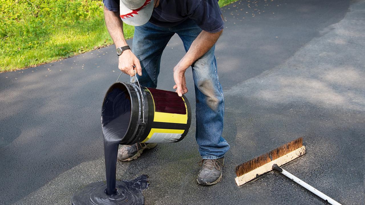 Driveway sealing how long to stay off