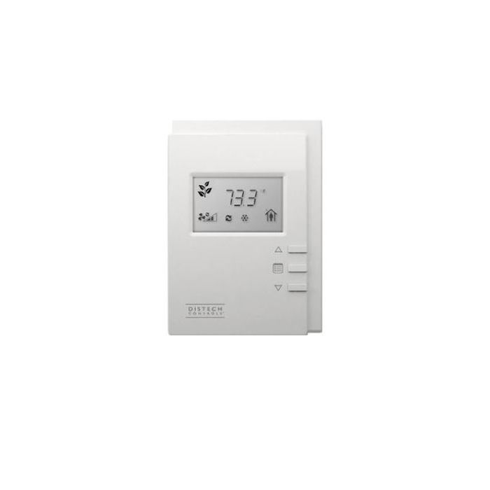 Distech controls thermostat how to change temperature