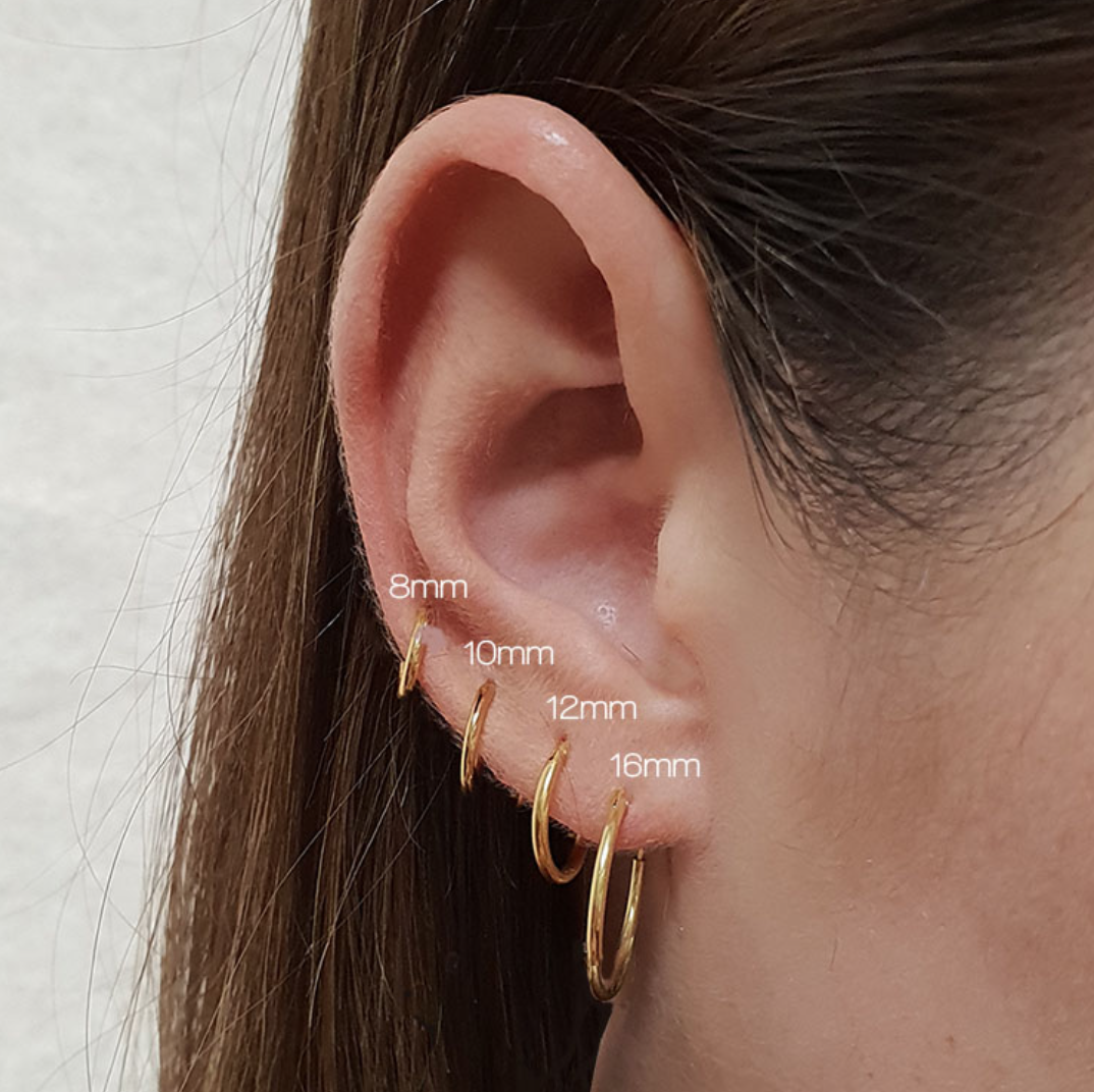 How big is a 20mm hoop earring