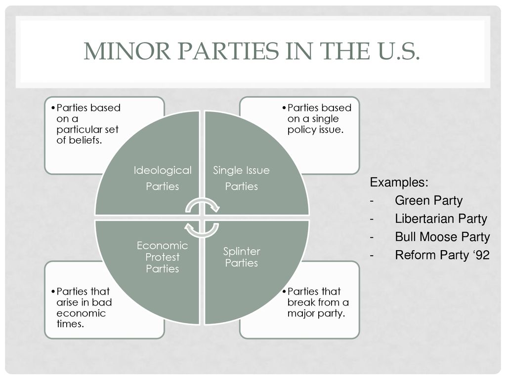 How are single-issue parties different from splinter parties