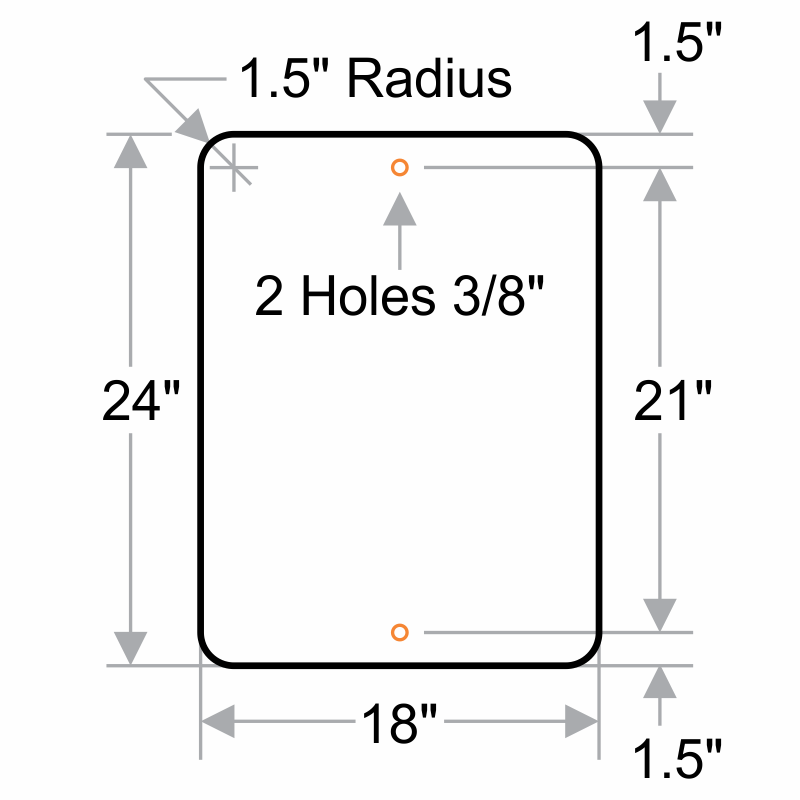 How big is 16x24 on a wall